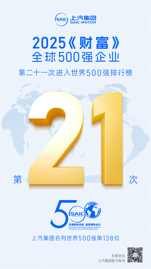 2025《财富》世界500强揭晓 利来w66第21次上榜